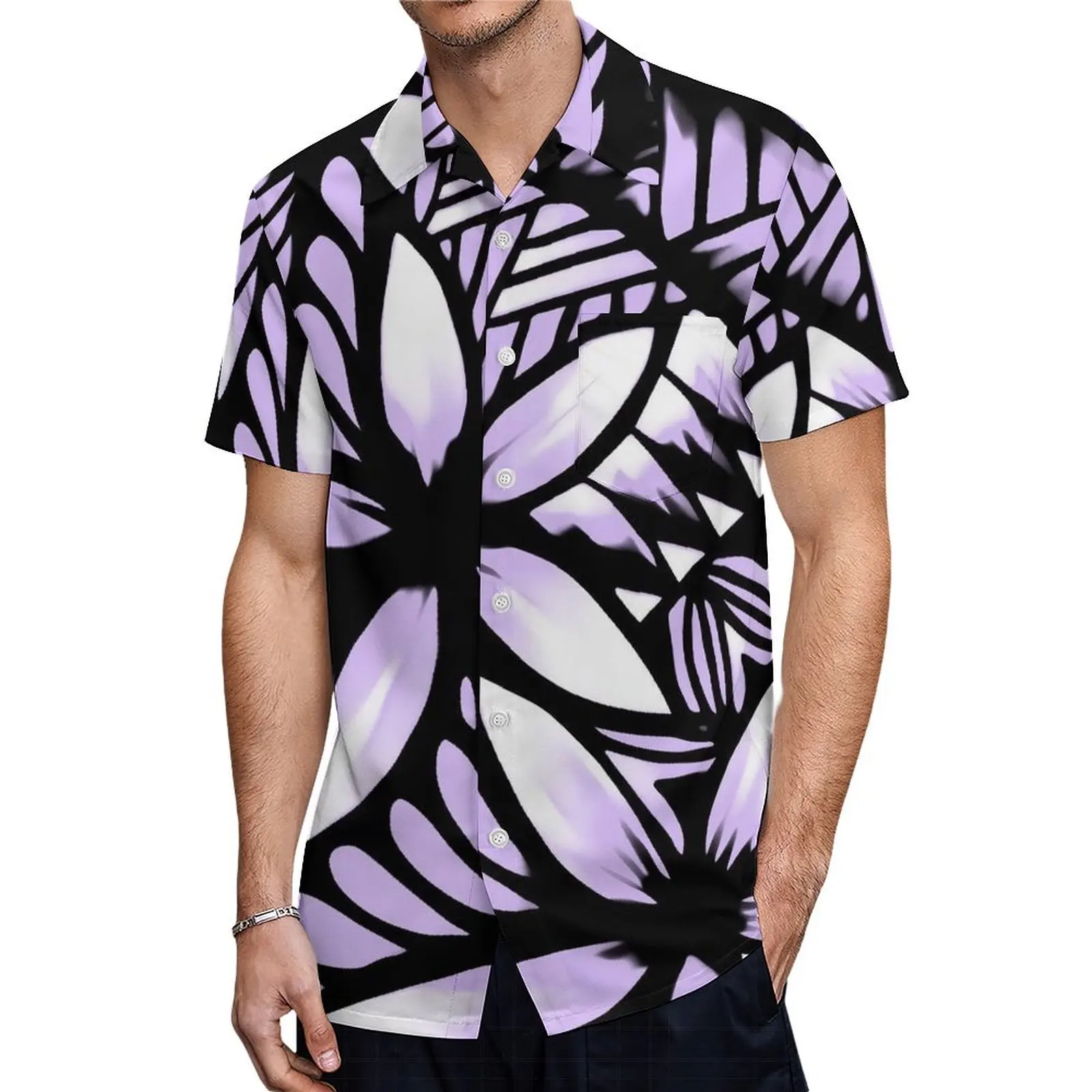 Mumu-vestido elegante con mangas abullonadas, vestido hawaiano para fiesta en la playa, vestido de fiesta familiar con personalidad para hombres, camisa para niños y niñas