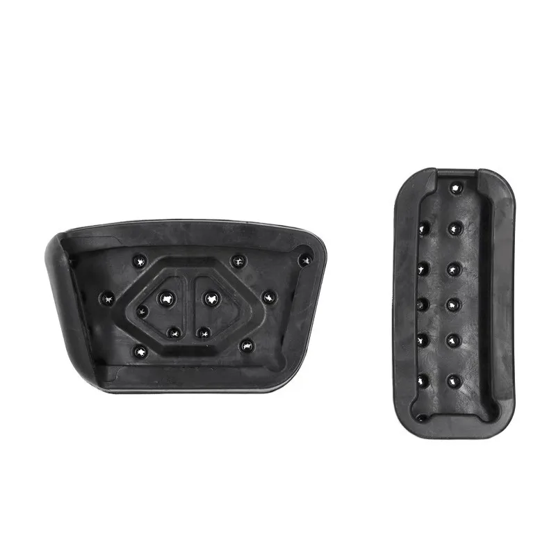 For Toyota Land Cruiser LC250 LC300 2025 Accessories Metal Rubber Pedal Accelerator Cover Brake Anti Skid Foot Pad Car Styling