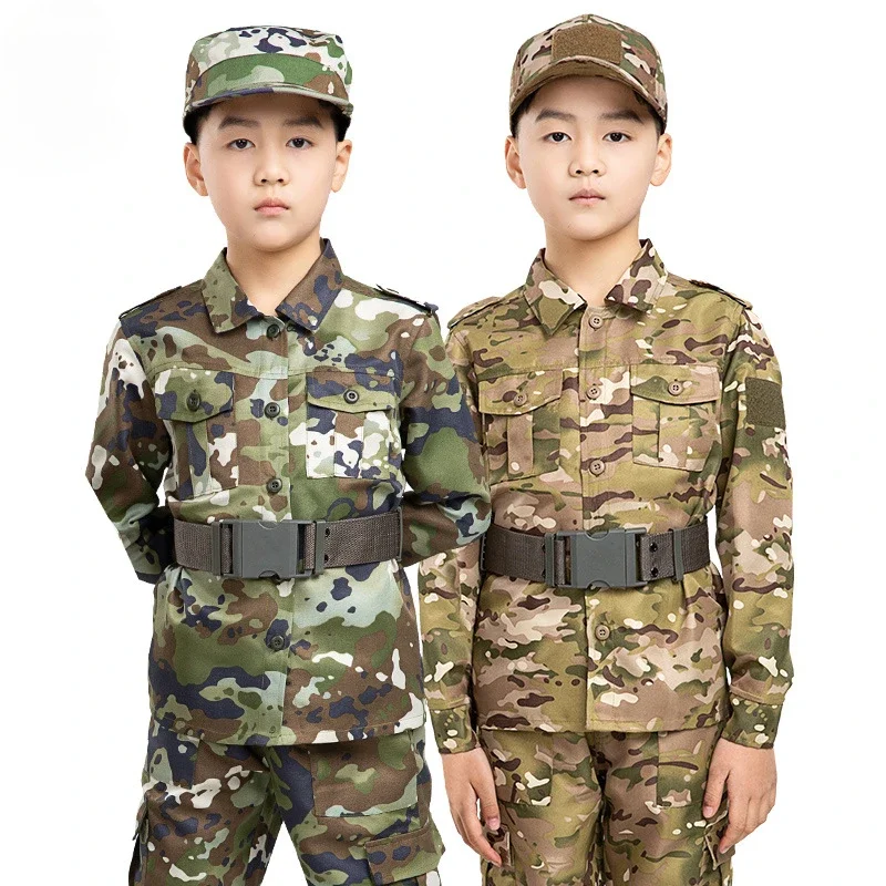 Children's Outdoor Development Uniforms Long Sleeve Suit Men's Summer Kindergarten Training Summer Camp Outdoor Clothing