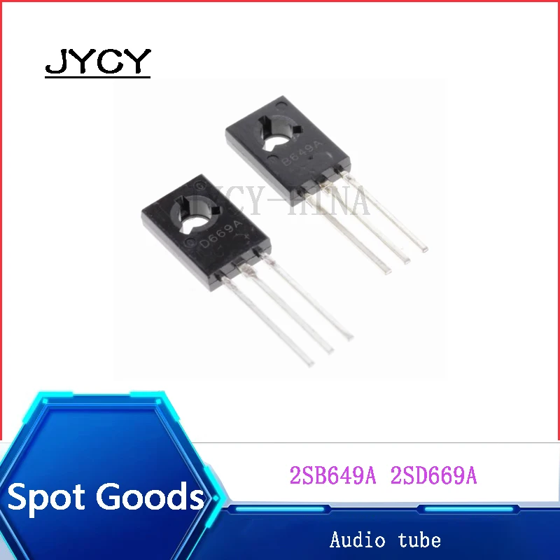 NEW audio tube  2SB649A 2SD669A B649A D669A 1.5A160V Audio power amplifier drives pair of transistors