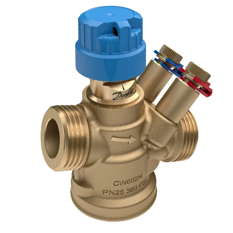 2026 Hot Sale for AB-QM 003Z8202 DN15 High Flow with Test Plugs PN25 Pressure Independent Balancing and Control Valve
