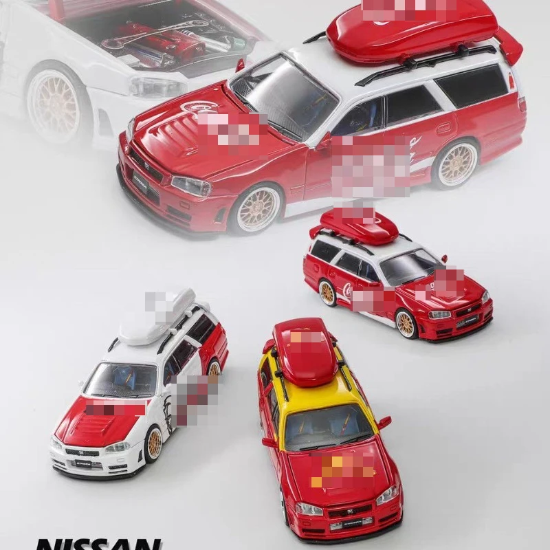Zoom 1/64 GTR R34 260RS in Stock Alloy Motor Vehicle Toy Die