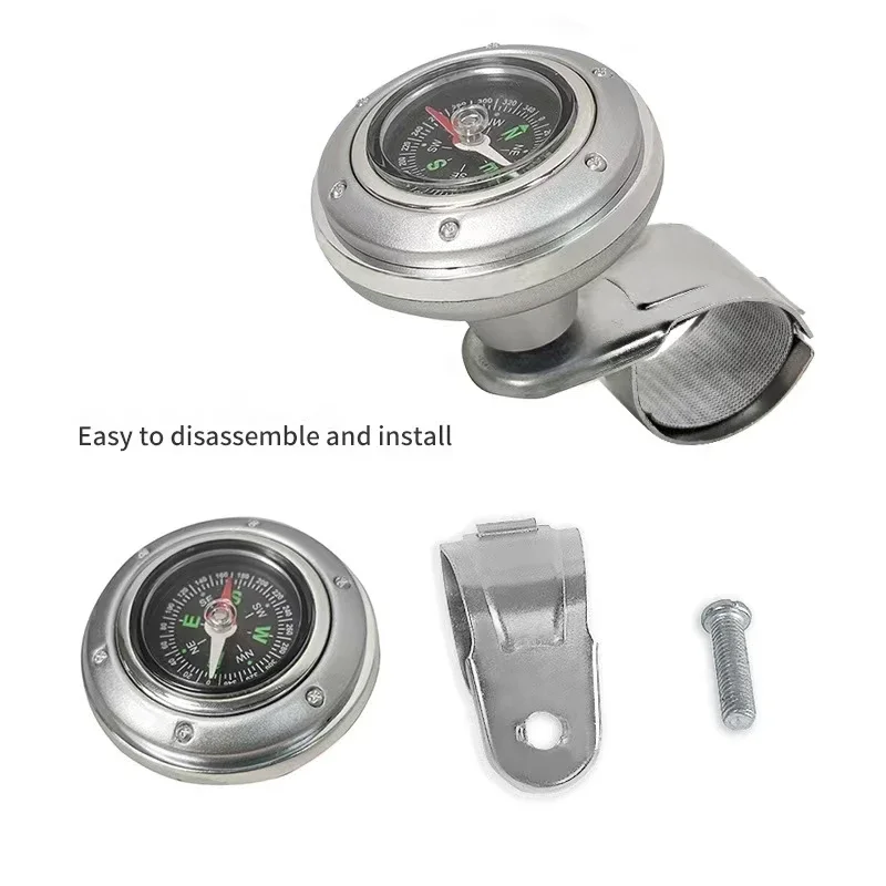

Universal Car Steering Turning Aid Spinner Knob 360 Rot Ergonomic Ball Grip for Car Semi Truck Forklift Driving Auxiliary Parts