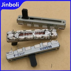 1PCS 45MM 4.5CM Straight Slide Potentiometer Resistor A20K Single 3Pins Mixer Fader 20K Ohm Volume Adjustment Handle Length 10MM