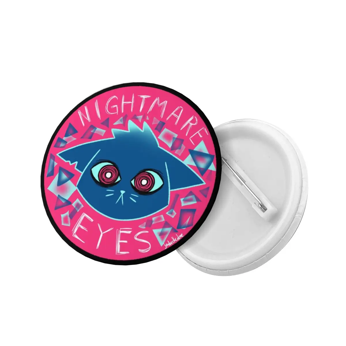 Night In The Woods Pin Back Buttons for Bags Customizable Nightmare Eyes Badges Brooch Pinback