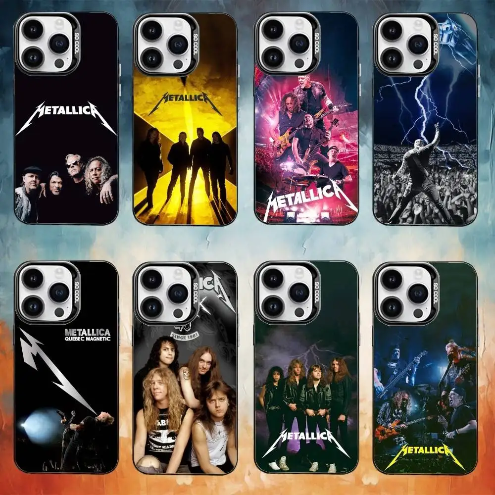 

72 S-Seasons M-Metallica Band Phone Case For iPhone17,16,15,14,13,12,11 Plus,Pro Max Black Candy Matte Shockproof Cover