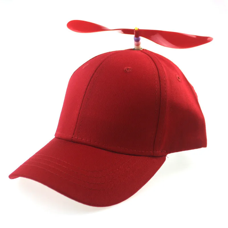 Berretto da Baseball con elica per elicottero estivo per bambini adulti cappello da papà Snapback regolabile con perline di libellula Patchwork di