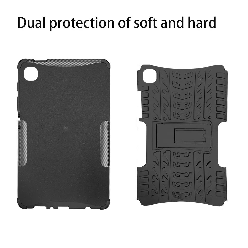 Case for Samsung Galaxy Tab A7 Lite 8.7(SM-T220/T225), Dual Protection of Hard and Soft Duty Rugged Armor Case Shockproof Cover