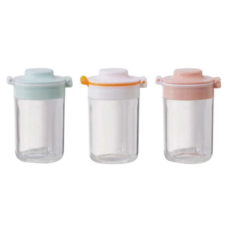 Baby Milk Storage Box With Double Opening Lid Secure Seal Lightweight For Outing U6XE