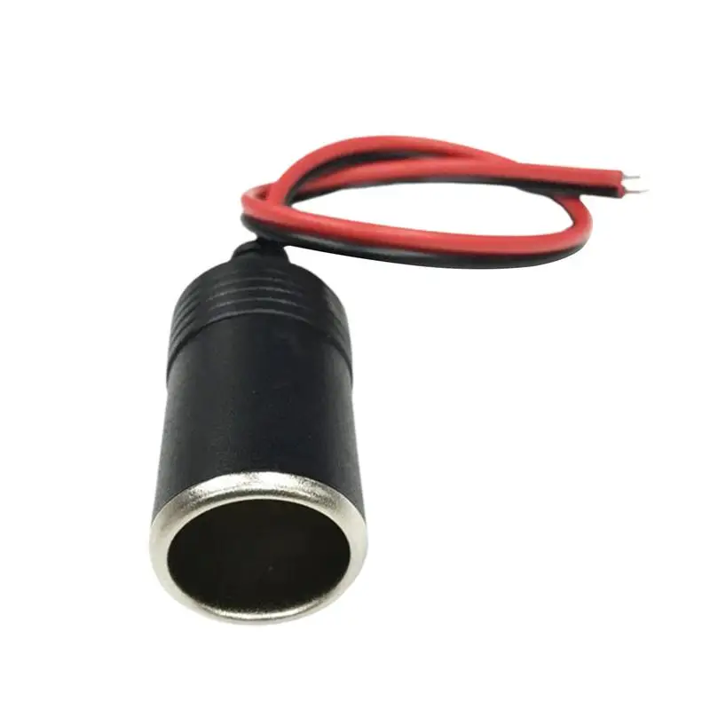 

Car Cigarettes Lighter Socket Eyelet Terminal To Female Plug Connector Adapter With 30cm Charging Extension Cord Battery Booster