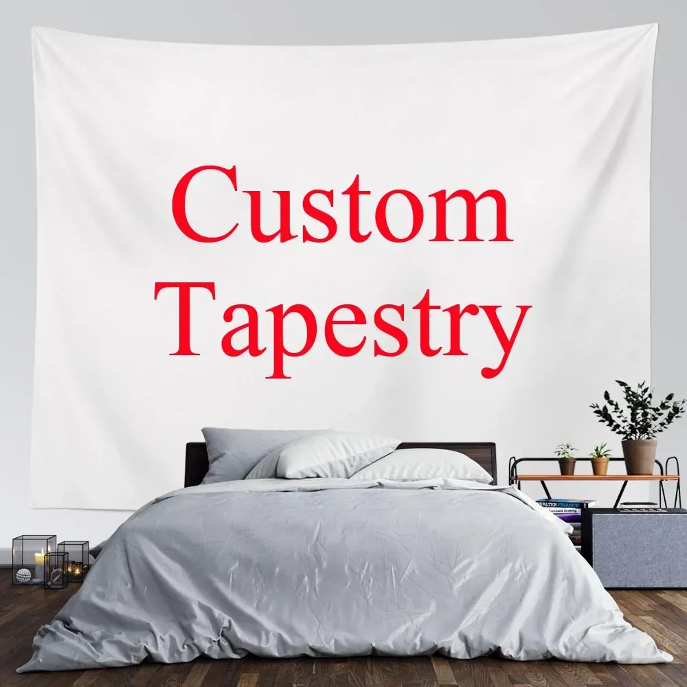 Customize Decorative Your Photo Printed on Wall Tapestry Wall Art Decor Customized Wall Room Tapestry Birthday Wedding Gift