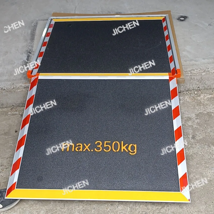 アルミニウム合金製バリアフリーランプボード、バスカートペダルボード、耐久性のある補助保護、新しく発送された商品