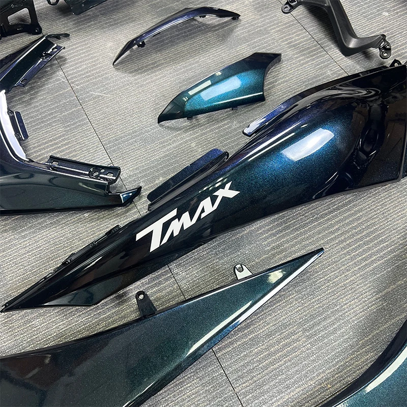 Motorcycle For Yamaha TMAX530 TMAX 530 2017 2018 Full Fairing Kit Bright black Bodywork Cowling ABS Injection Components