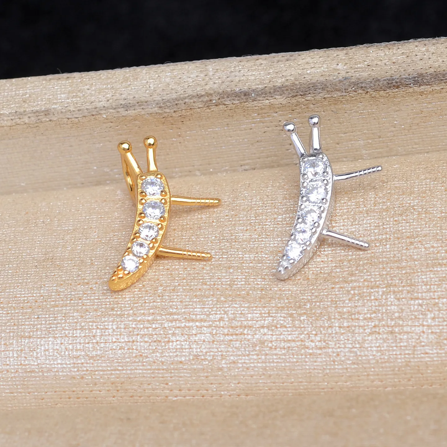 

Wholesale 925 Sterling Silver Pendant Mounts Base Findings Settings Mountings Jewelry Fittings for 5-6mm Pearls 3pcs/lot