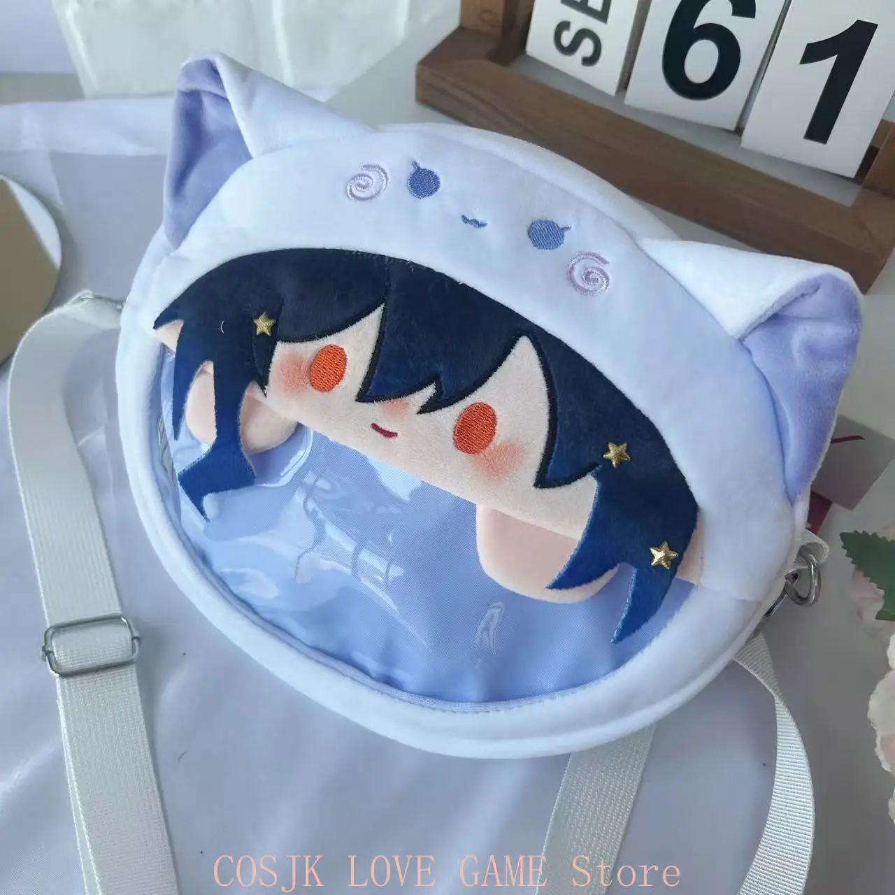 TENMA TSUKASA Kusanagi Kamishiro Rui ‌Asahina Mafuyu Cute Plush Itabag Crossbody Bag Cosplay Messenger Bag Game Shoulder Bag - view 5