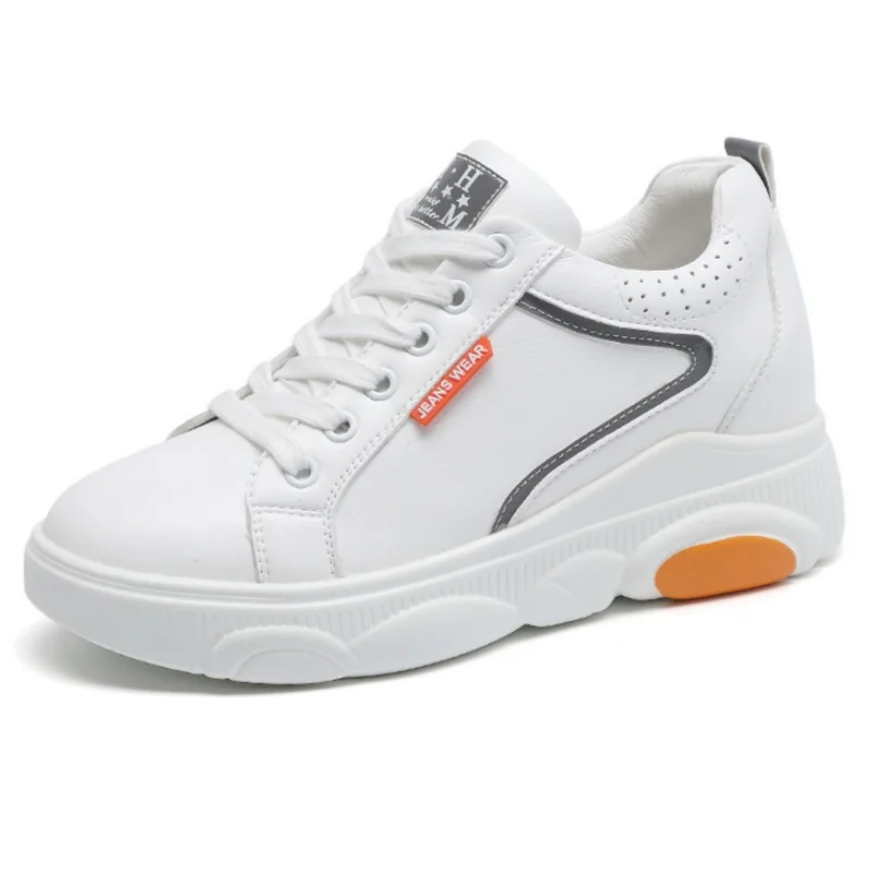 

2025 новый стиль, дизайнерская женская вулканизированная обувь на платформе, увеличивающие рост кроссовки на танкетке, элегантные универсальные кроссовки Zapatillas