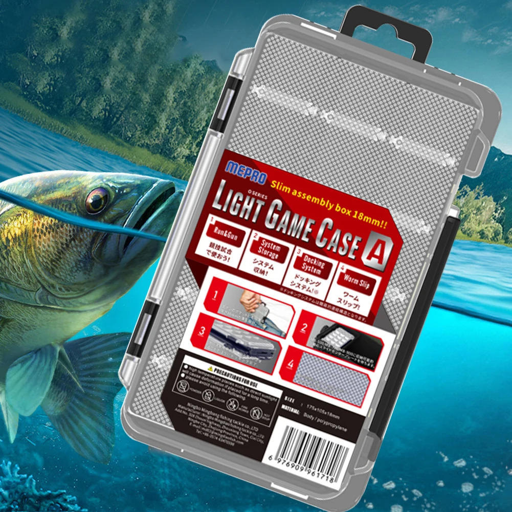 Universal Fishing Tackle Storage Case Waterproof Fishing Tackle Boxes Compartments Adjustable Partition Fishing Gear Accessories