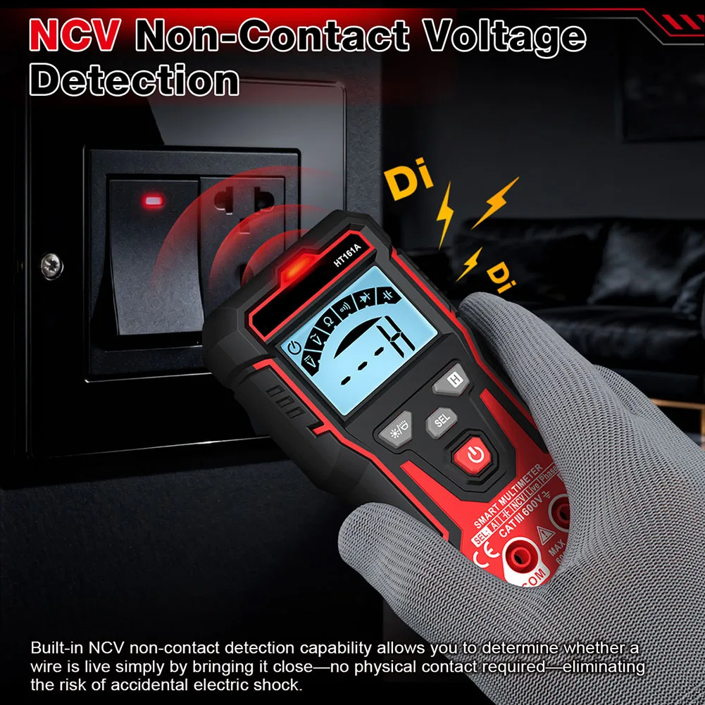 Auto Ranging Digital Multimeter Continuity Test Capacitance Measurement Auto Range Digital Multimeter With Data Hold