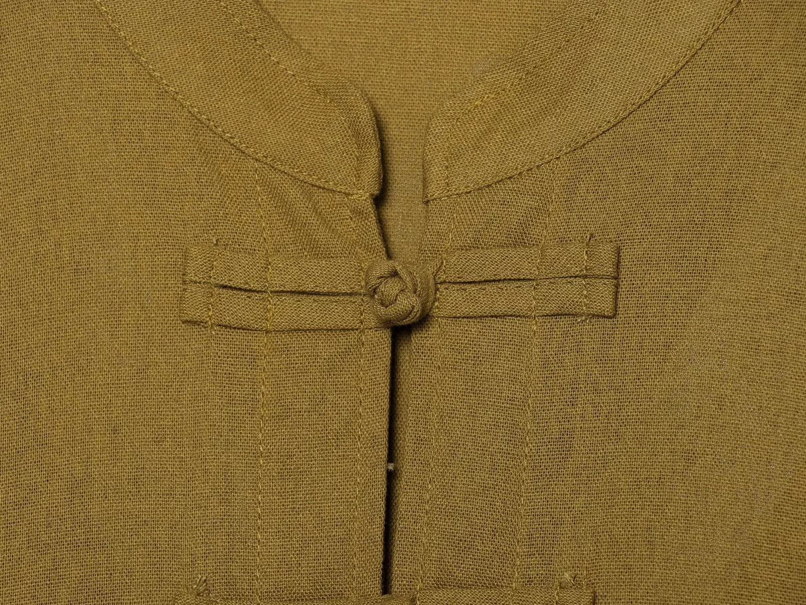 KONDALA Damen Vintage High-Street-Hosen-Set O-Ausschnitt Knotenknopf-Hemden Reißverschluss-Hosen Neue Mode 2026 Frühherbst Freizeit-Damen-Set – Detail 8