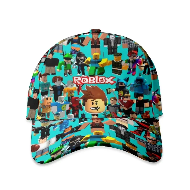 3D New Game ROBLOX Hat Baseball Cap Printed Peaked Cap Sun Hat Fully Printed Adult Boys Girls Anime Kawaii Cartoon