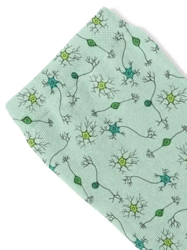 Types of Neurons on Mint Socks Stockings cool floral designer Socks For Women Men's