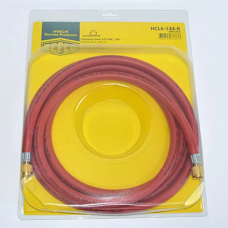 Refco 3/8″ SAE Fluoride Refrigerant Charging Hose Air Conditioner Parts Filling 1.8M 1.5M