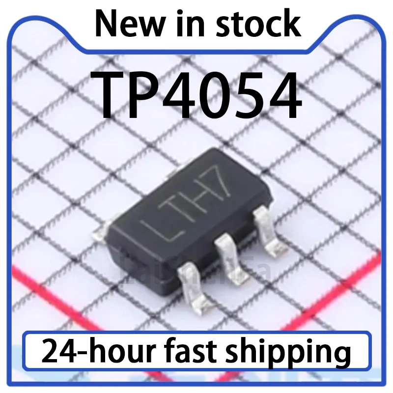 20PCS TP4054 Package SOT-23-5 500mA Battery Power Management Chip in Stock
