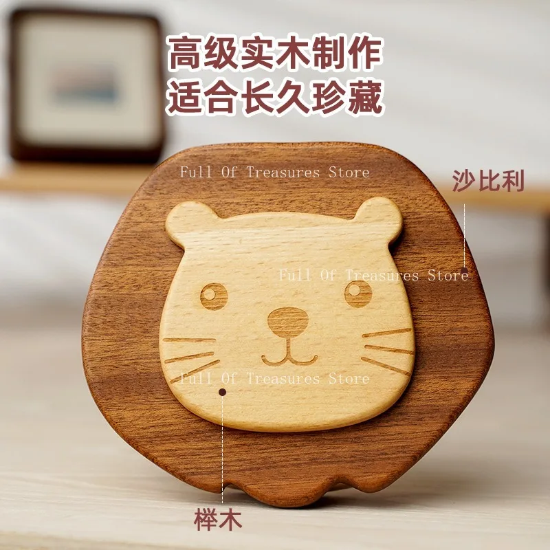 Children's deciduous teeth commemorative box Men's/girls' teeth collection box Baby replacement teeth, wooden