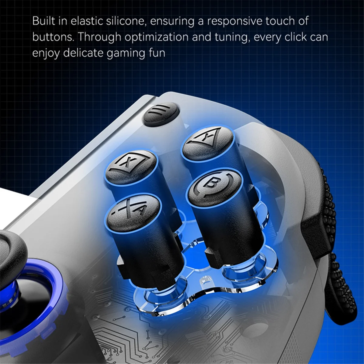 

A42T D11 Telescopic Game Controller RGB Phone Gamepad with Turbo/6-Axis Gyro/Vibration for Android IOS PS3 PS4 Switch Black