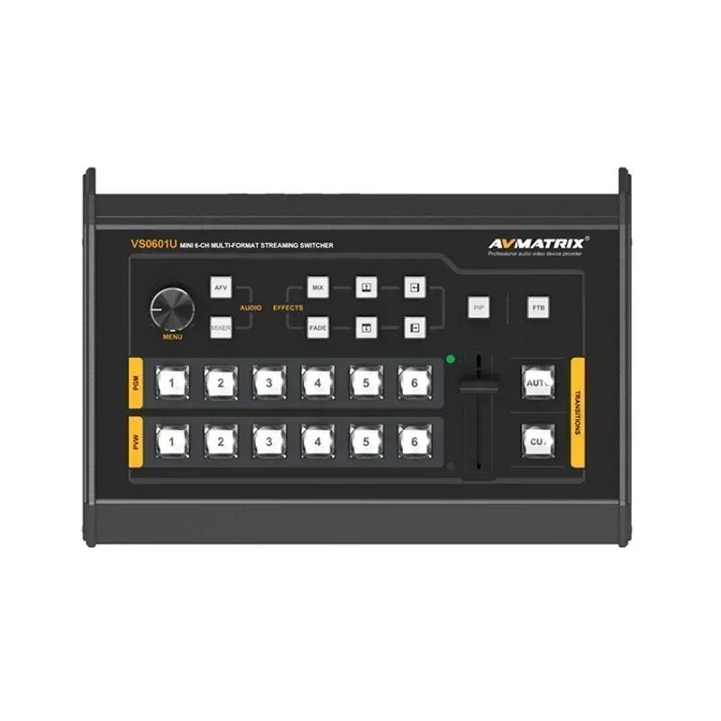 

Excellent Top Quality Hot SalesUSB Capture 6 Channel SDI/HDM-I Live Streaming Switcher
