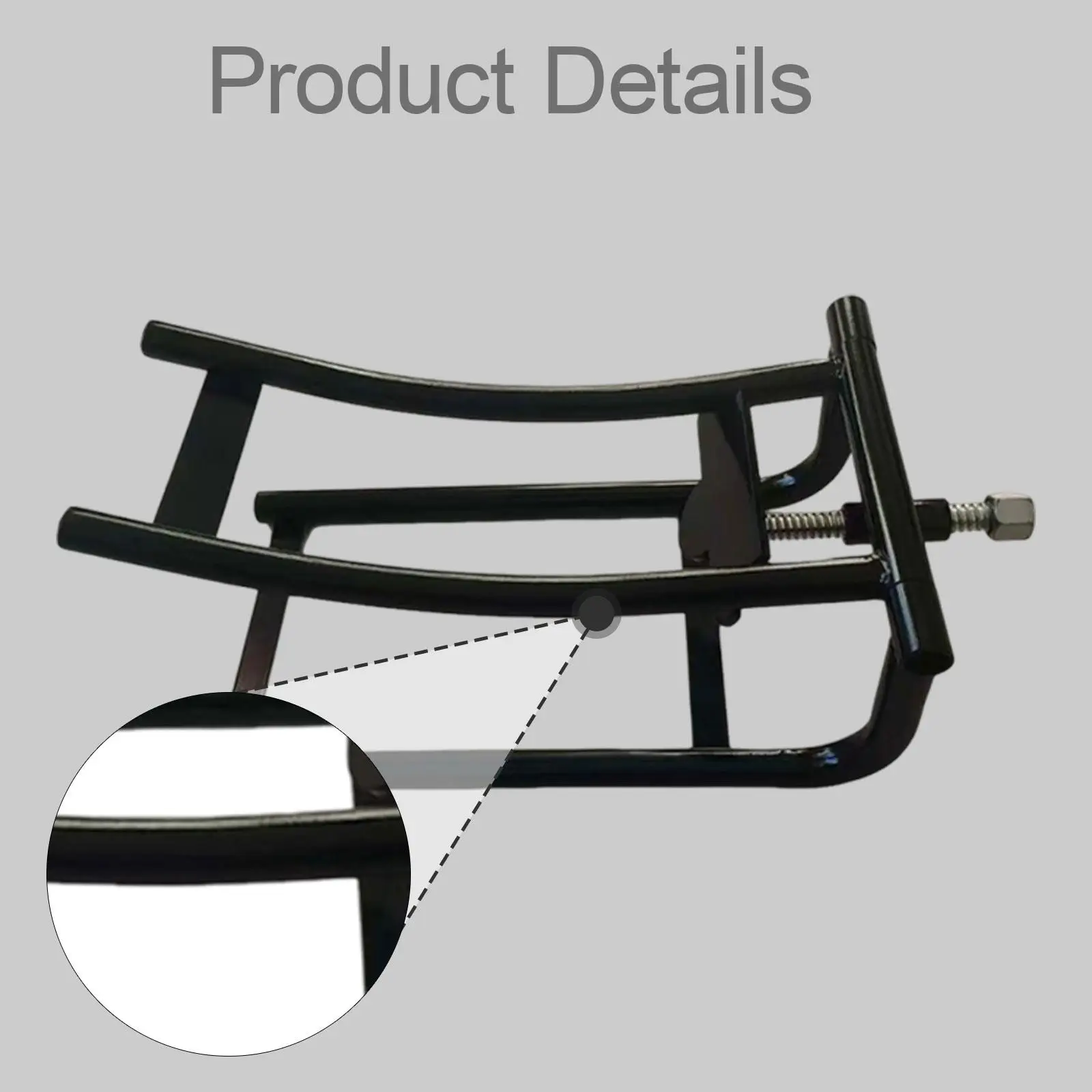Motorcycle Tire Replacement Auxiliary Device Steel Lift Bracket for Precise Wheel Hub Alignment and Removal