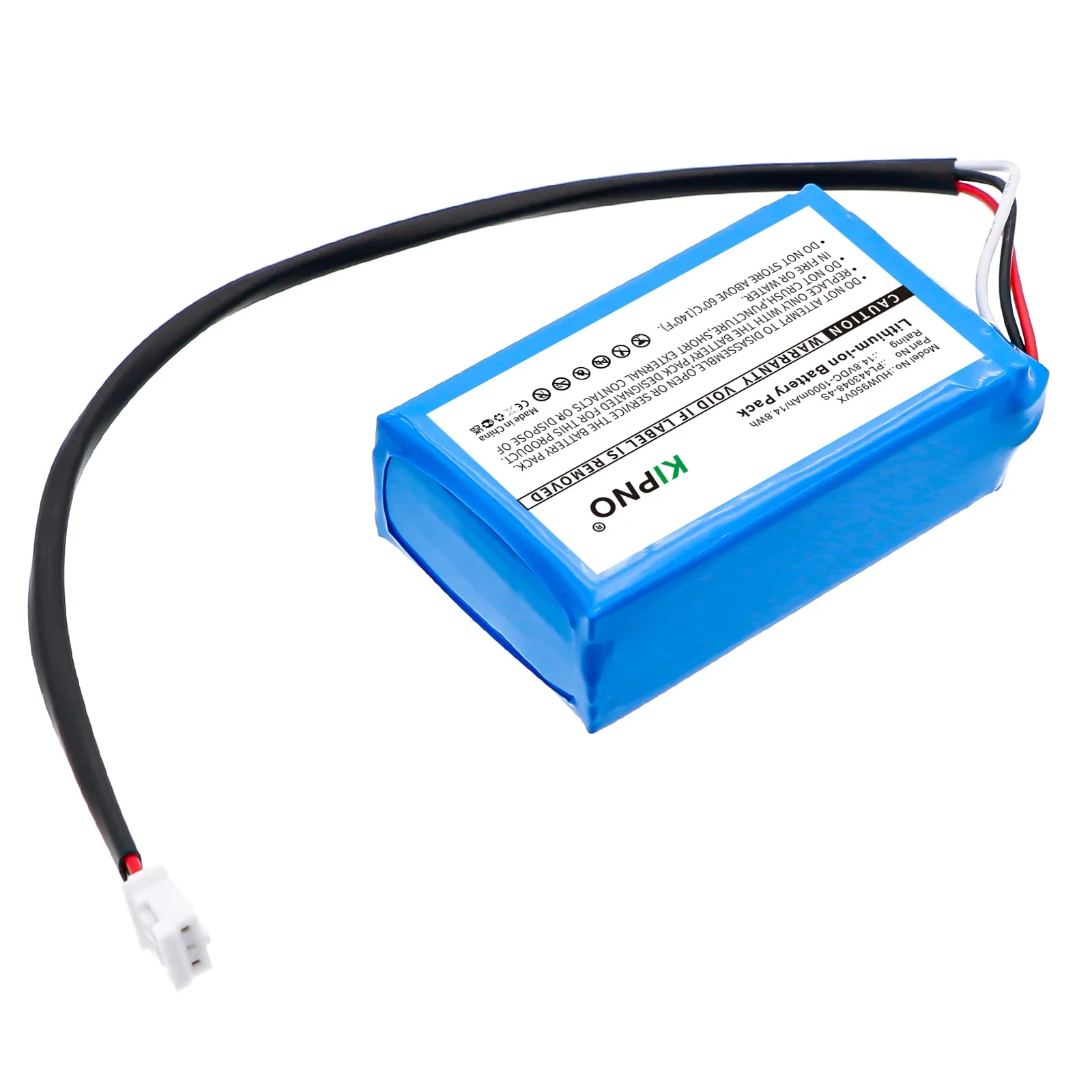 KIPNO Battery PL443048-4S For HUTT DDC55  G104  W55  W66  W95 1000mAh Cleaner Water Spray Electric Windows Washer Parts Battery