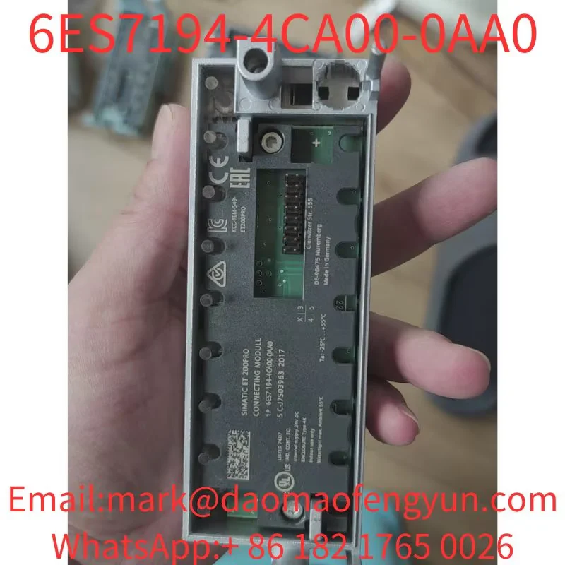 6ES7194-4CA00-0AA0 Used Tested OK In Good Condition SIMATIC DP Connection module for Digital and analog Electronic