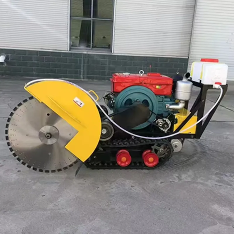 Electric 22KW Crawler Wire Saw Machine Remote Control Road Cutting Machine Concrete Asphalt Demolition Projects