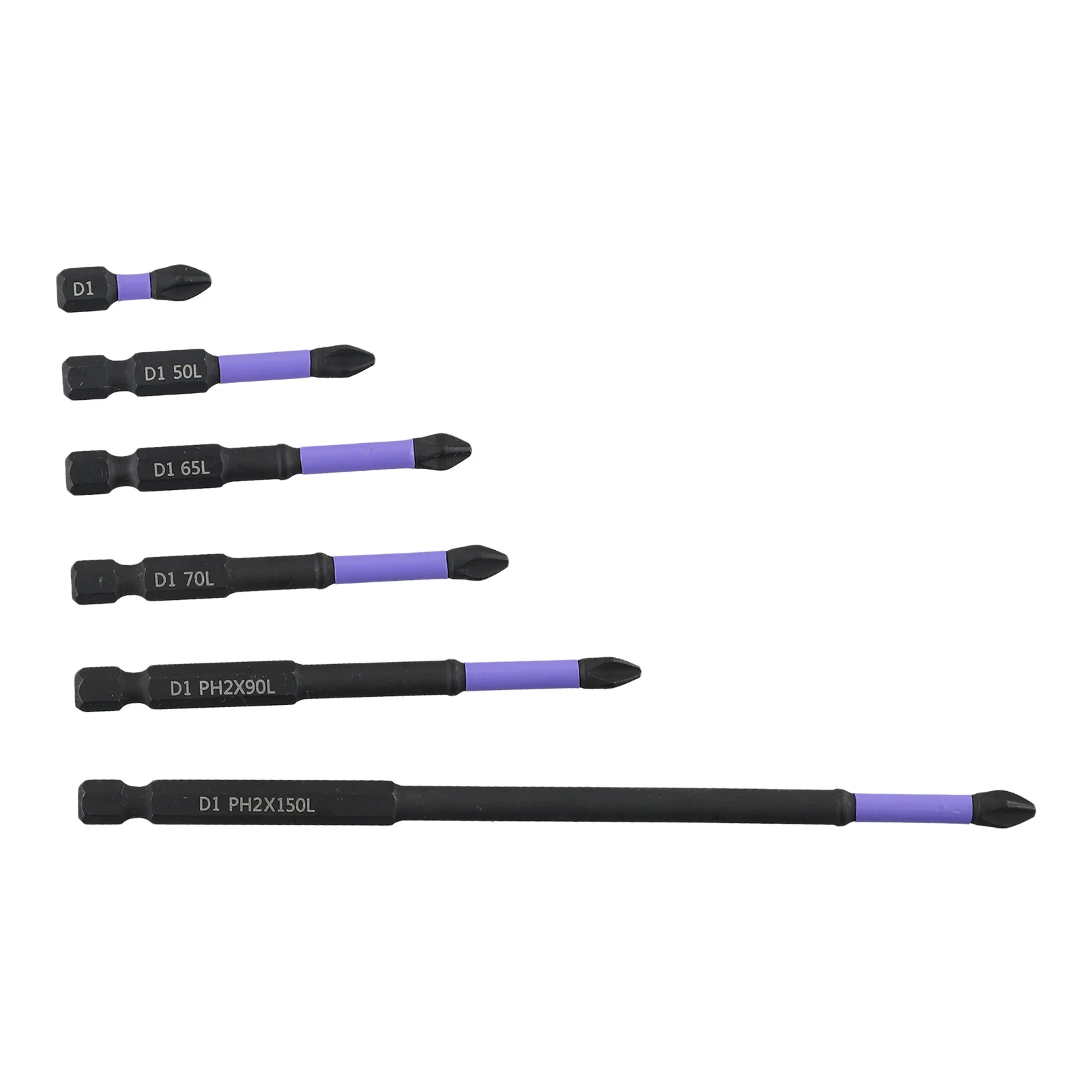 Imagem -06 - Cabeça de Lote Magnética Chave de Fenda Cruzada Broca de Impacto Antiderrapante Chave de Fenda Elétrica Ferramenta Elétrica 25150 mm Ph2 Pcs