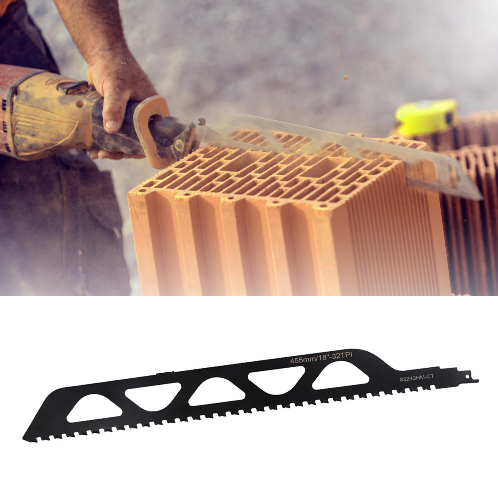 

Сабельная пила из карбидного сплава, инструмент для демонтажа кирпича, полых кирпичей, бетона, камня, режущий инструмент, пилы для ремонта