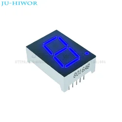 10pcs 10Pins 8106AB 8106BB 0.8 Inch 1 Digit Bits 7 Segment Blue LED Digital Display Digitron Common Anode Cathode C-A C-C