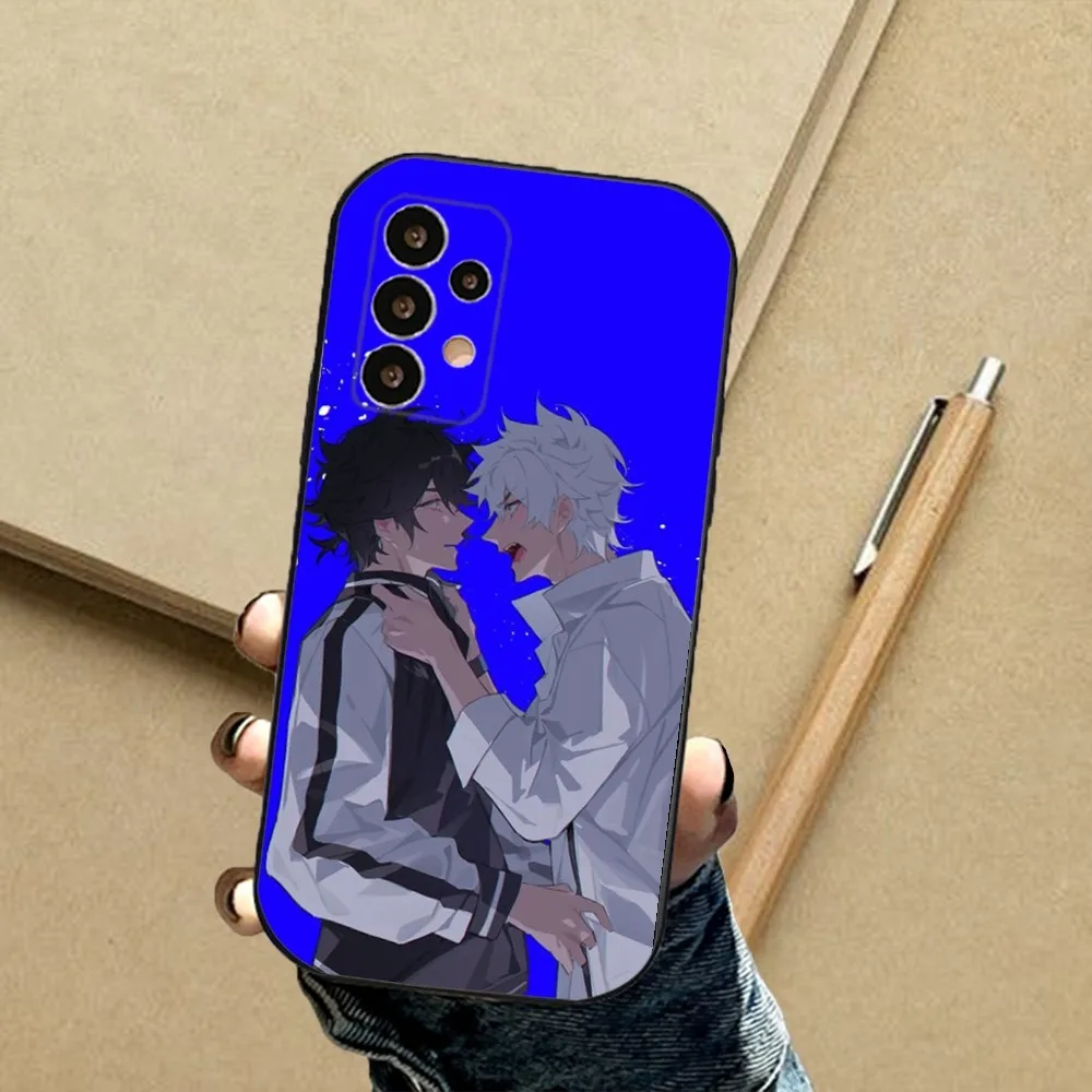 Anime Link Click Time Agent Phone Case For Samsung S24,23,23,22,30,21,10,9,Note20 Ultra,Lite,Ultra,5G,Plus,FE,Black Soft Case