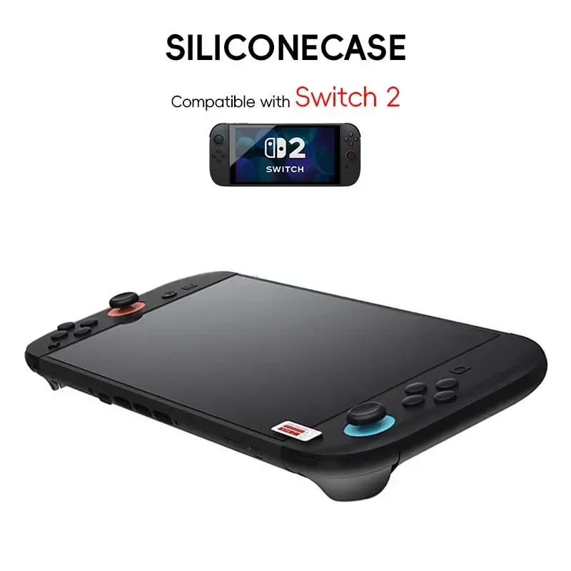 غطاء حماية من السيليكون لوحدة التحكم في الألعاب Switch 2، غطاء مريح، حافظة قبضة اليد، ملحقات وحدة التحكم في الألعاب