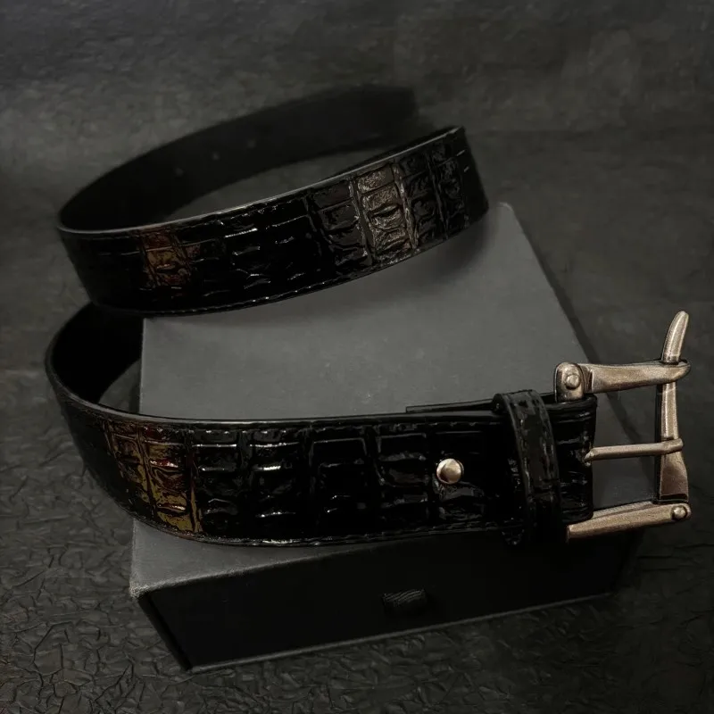 Women's Fashion Gold Buckle Genuine Leather Corset Female Cummerbund Coat Waistband Dress Decration Narrow Belt J560