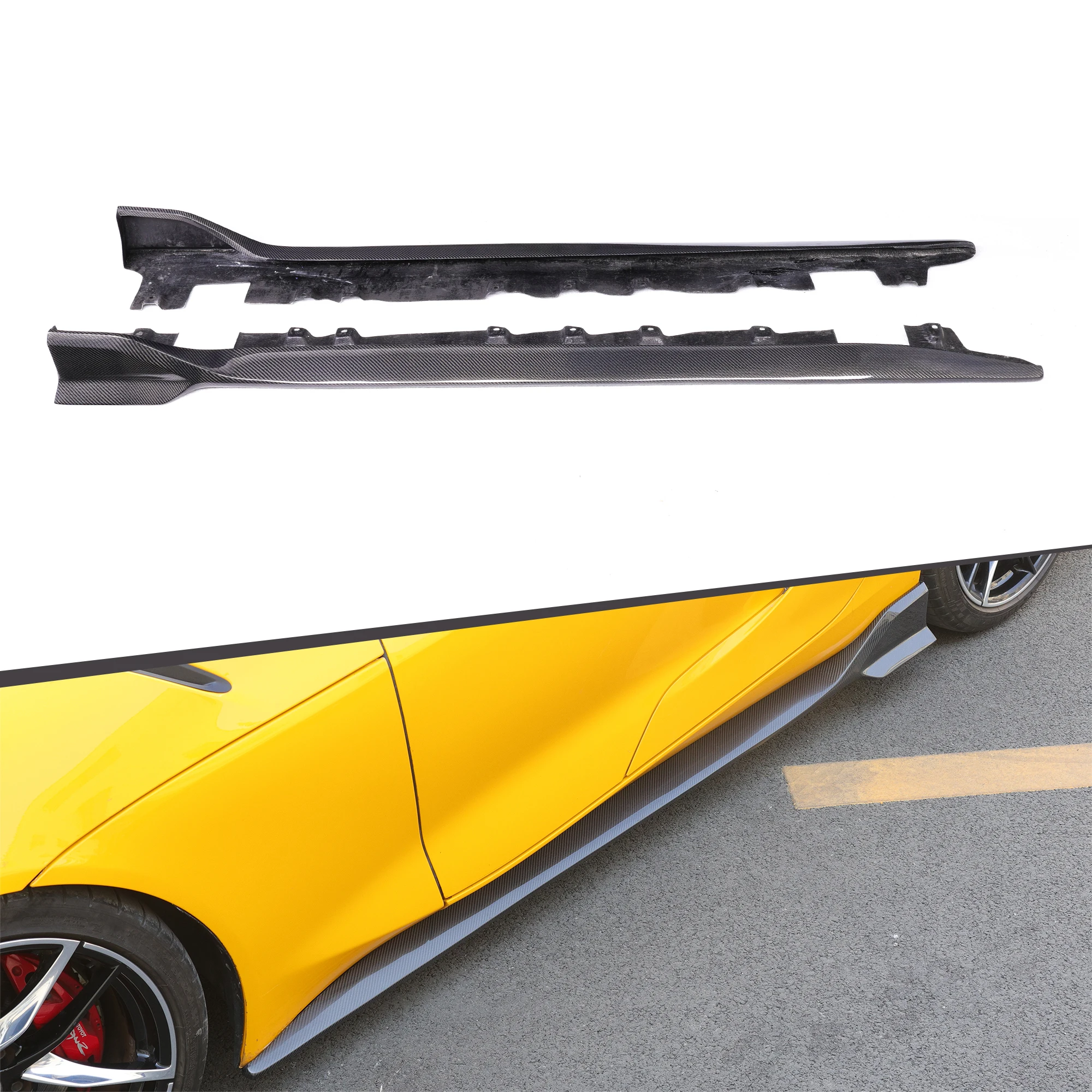 

Car Extension Bodykit New Type Carbon Side Skirt for Supra A90 A91 MK5 2019+