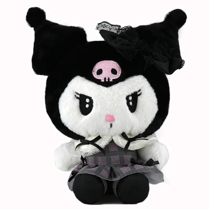 Sanrio-muñeco de peluche de la serie Dark para niña, muñeco de dibujos animados, My Melody, Kawaii, Anime, regalo de cumpleaños