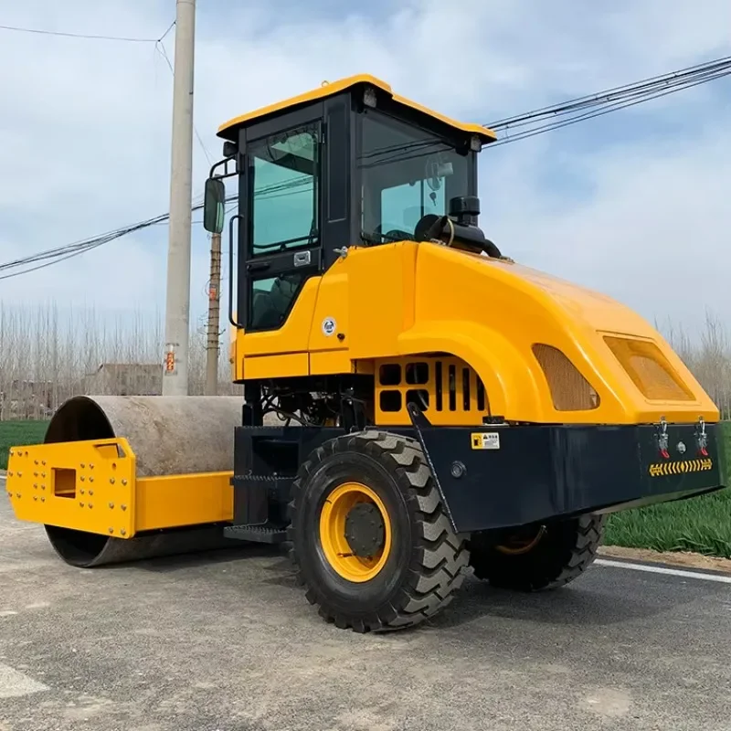 

Double Drum Soil Asphalt Road Roller Compactor Paver Roller Concrete Road Leveling Machine