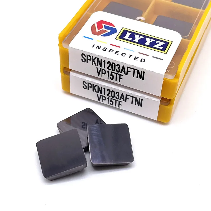 Chủ Nhà Bán 10 Cái/hộp CNC Công Cụ Phần SPKN1203 VP15TF Carbide Chèn Lưỡi Dao Tiện Dụng Cụ Bên Ngoài Biến Dạng