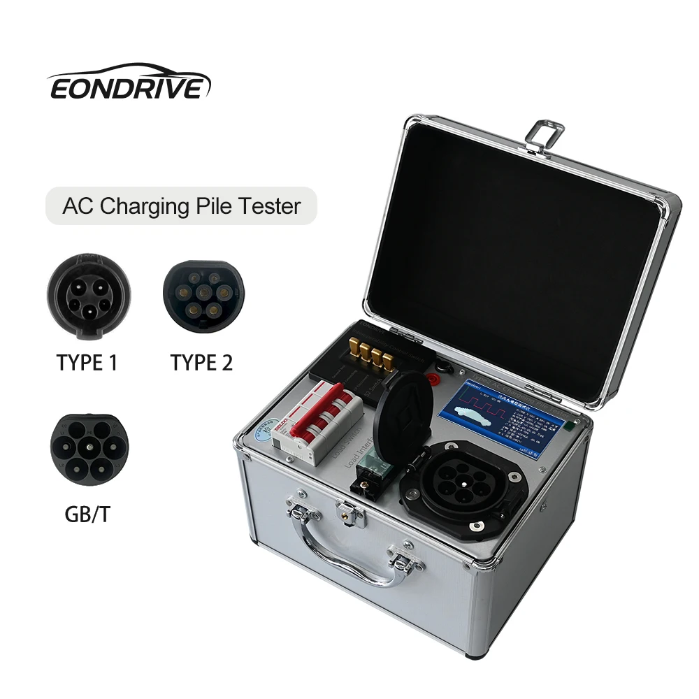 Zhjch-Act-Type2 Portable AC EV Charger Tester Three-Phase 21Kw Socket New Condition-image