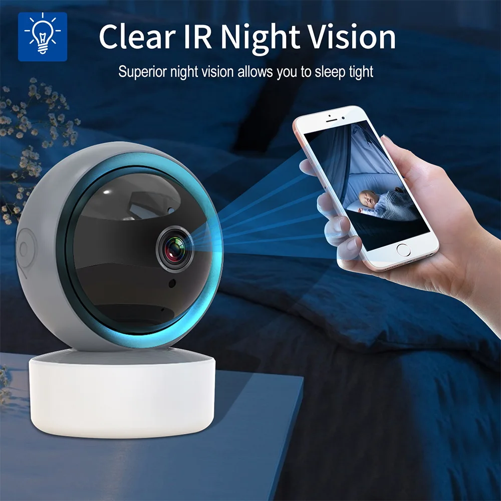 2mp 3mp wifi ip camera tuya smart surveillance camera automatische tracking smart home security indoor wifi draadloze babyfoon