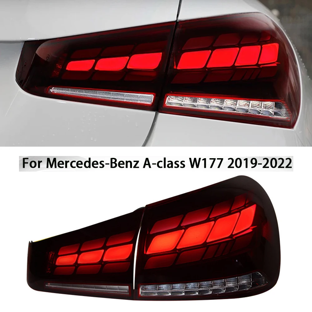 

Car Styling for BENZ W177 A180 A200 Tail Light LED 2019-2022 Full LED A Class Taillights With Dynamic Turning Car Accessories