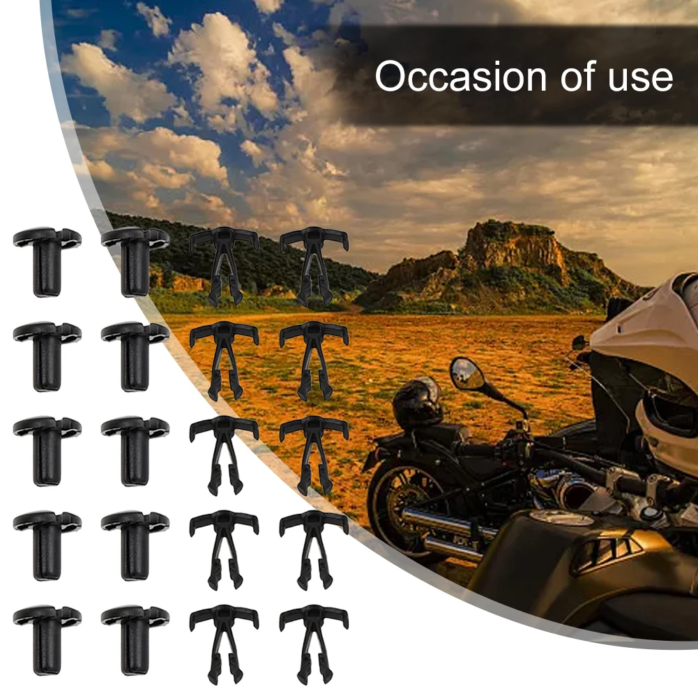 

Запасные части заклепки черный крепежный зажим фитинги 10 шт. 90683-GAZ-003 ABS пластиковые аксессуары заклепки для замены