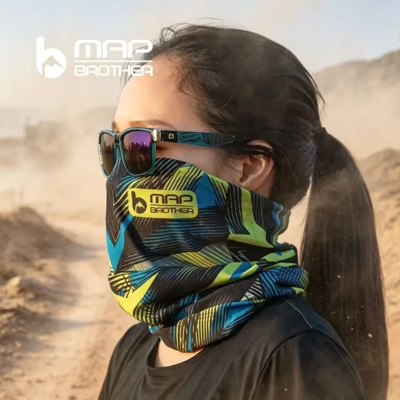 Geometric Plaid Face Bandanas Motocycling Neck Gaiter Men Cycling Helmet Liner Snood Windproof Scarf for Women  Balaclava