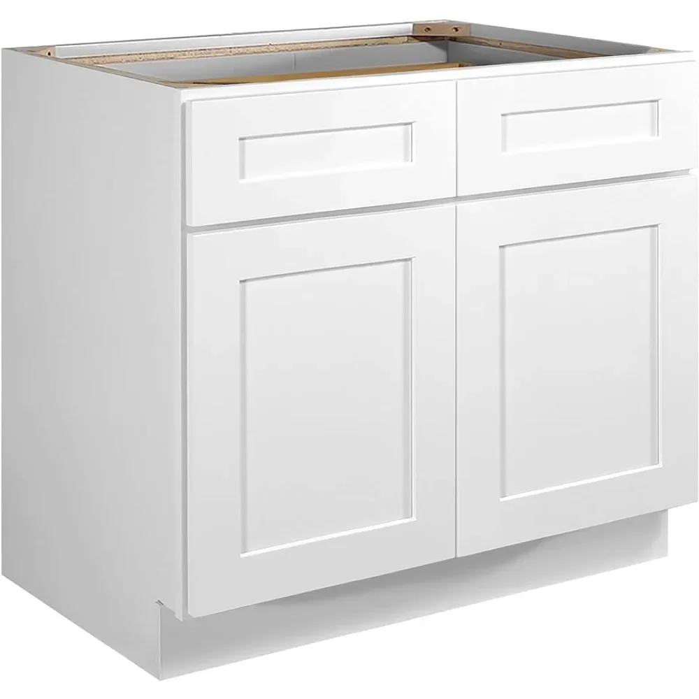 Design House Brookings 36-Inch Base Cabinet, White Shaker